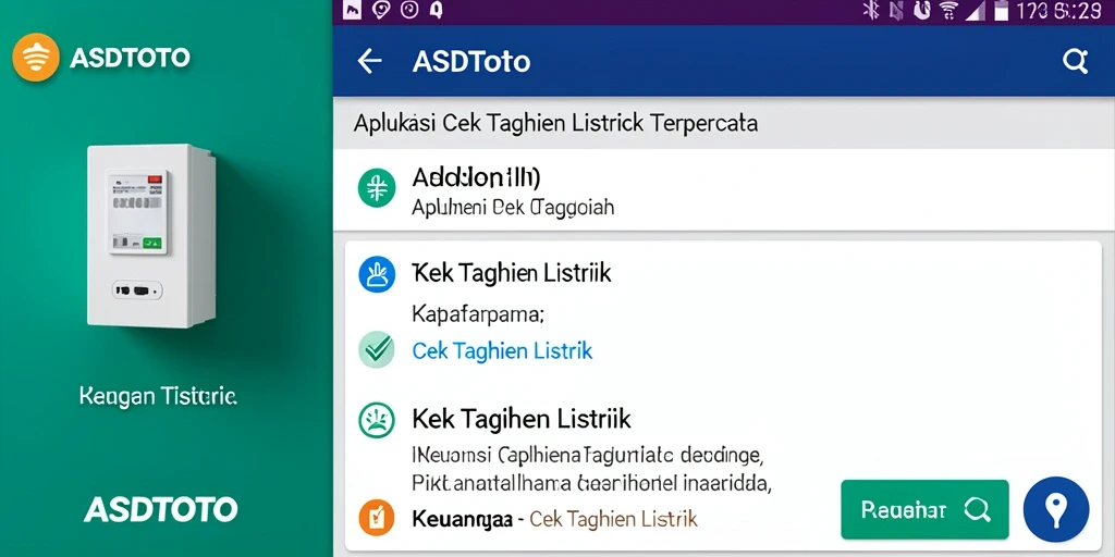 Tampilan antarmuka aplikasi ASDTOTO yang sederhana dan informatif.