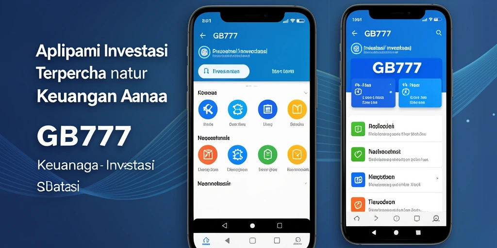Tampilan antarmuka aplikasi GB777 yang modern dan fungsional.