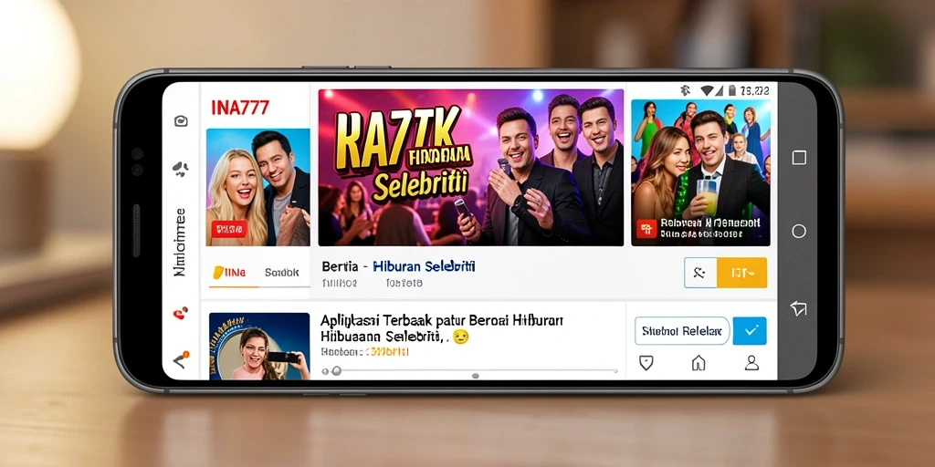 Antarmuka INA777 menampilkan berita hiburan selebriti yang menarik.