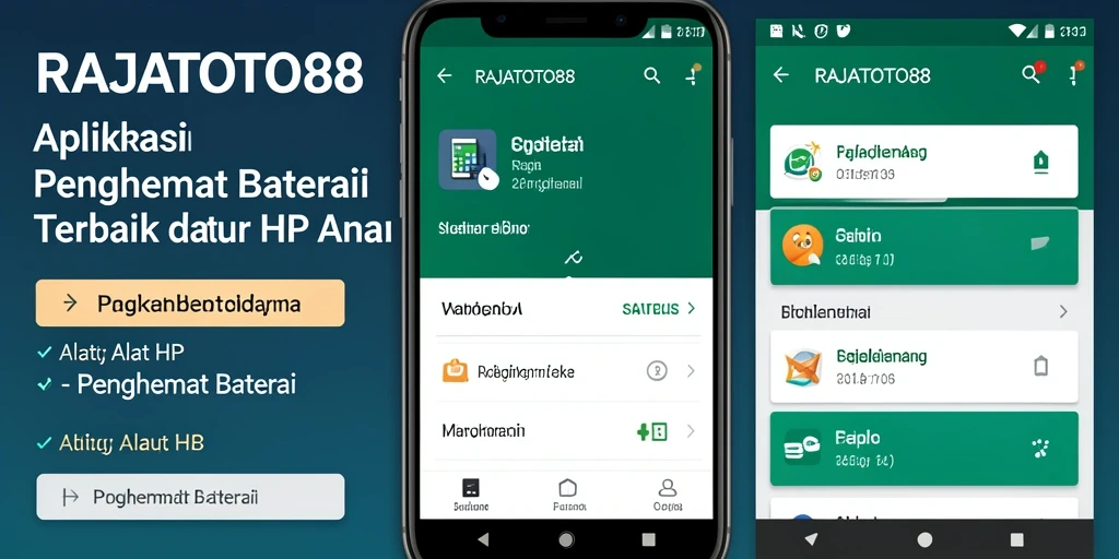 Antarmuka RAJATOTO88 yang ramah pengguna untuk penghemat baterai.