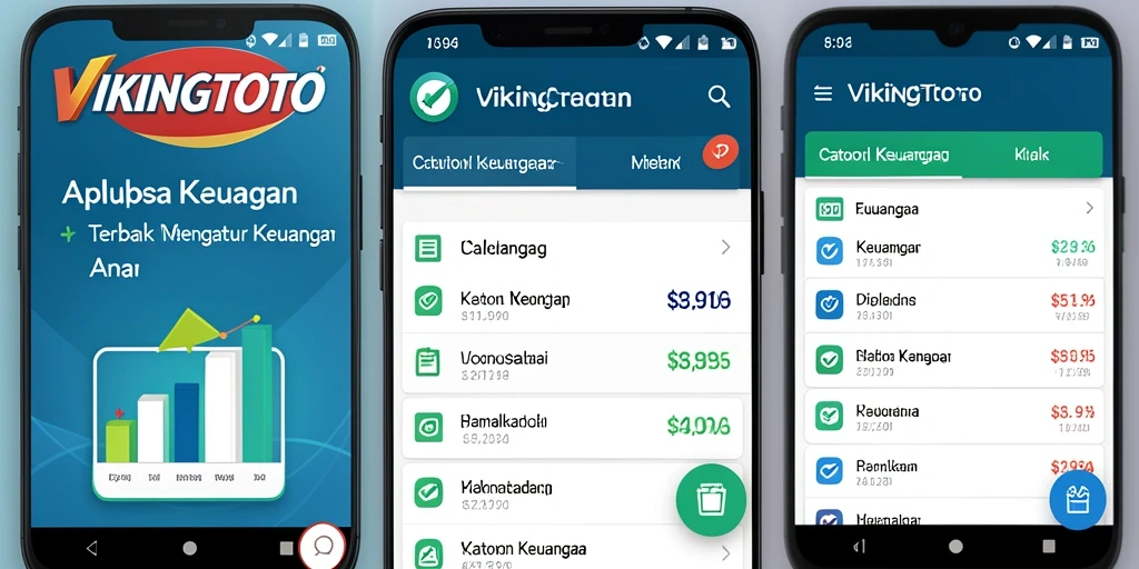 Antarmuka aplikasi Catatan Keuangan VIKINGTOTO yang sederhana dan fungsional.