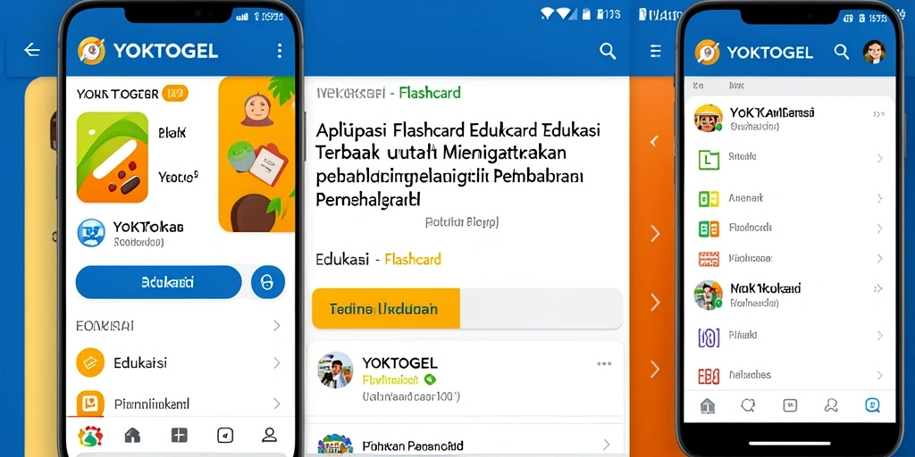 Screenshot utama YOKTOGEL menampilkan antarmuka aplikasi Flashcard yang menarik.
