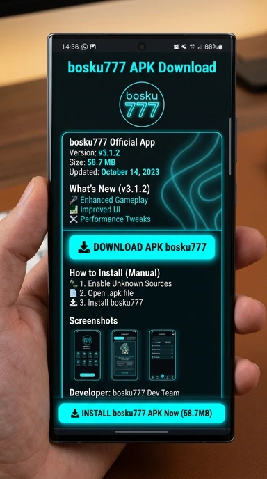 Download dan Instal APK bosku777 untuk Android Indonesia