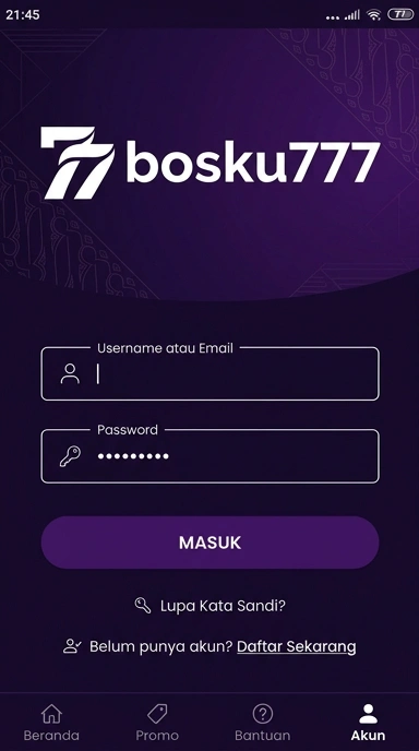 Masuk Akun Bosku777 untuk Pengguna Android